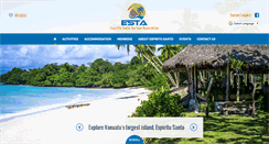 Desktop Screenshot of espiritusantotourism.com